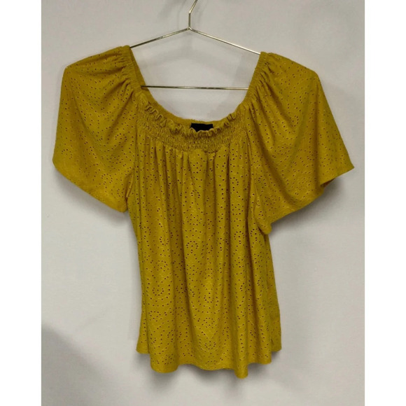 Women's‎ W5 Blouse, Size L, Yellow - Picture 3 of 8